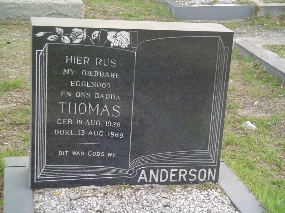 ANDERSON Thomas 1928-1969