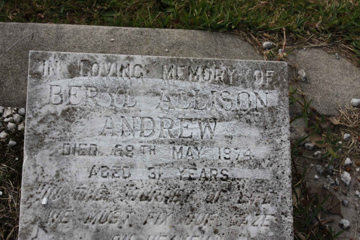ANDREW Beryl Allison -1974