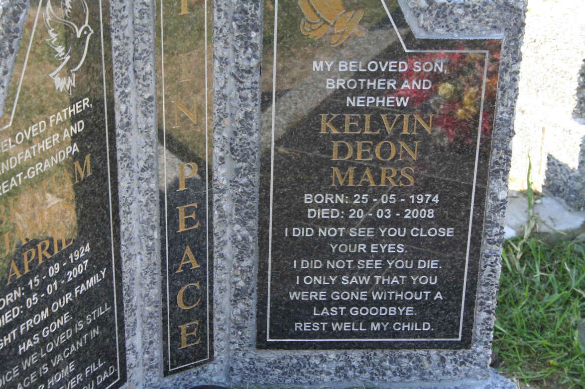 MARS Kelvin Deon 1974-2008
