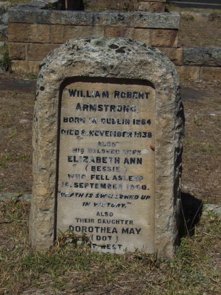 ARMSTRONG William Robert 1864-1938 &amp; Elizabeth Ann -1940 :: ARMSTRONG Dorothea May