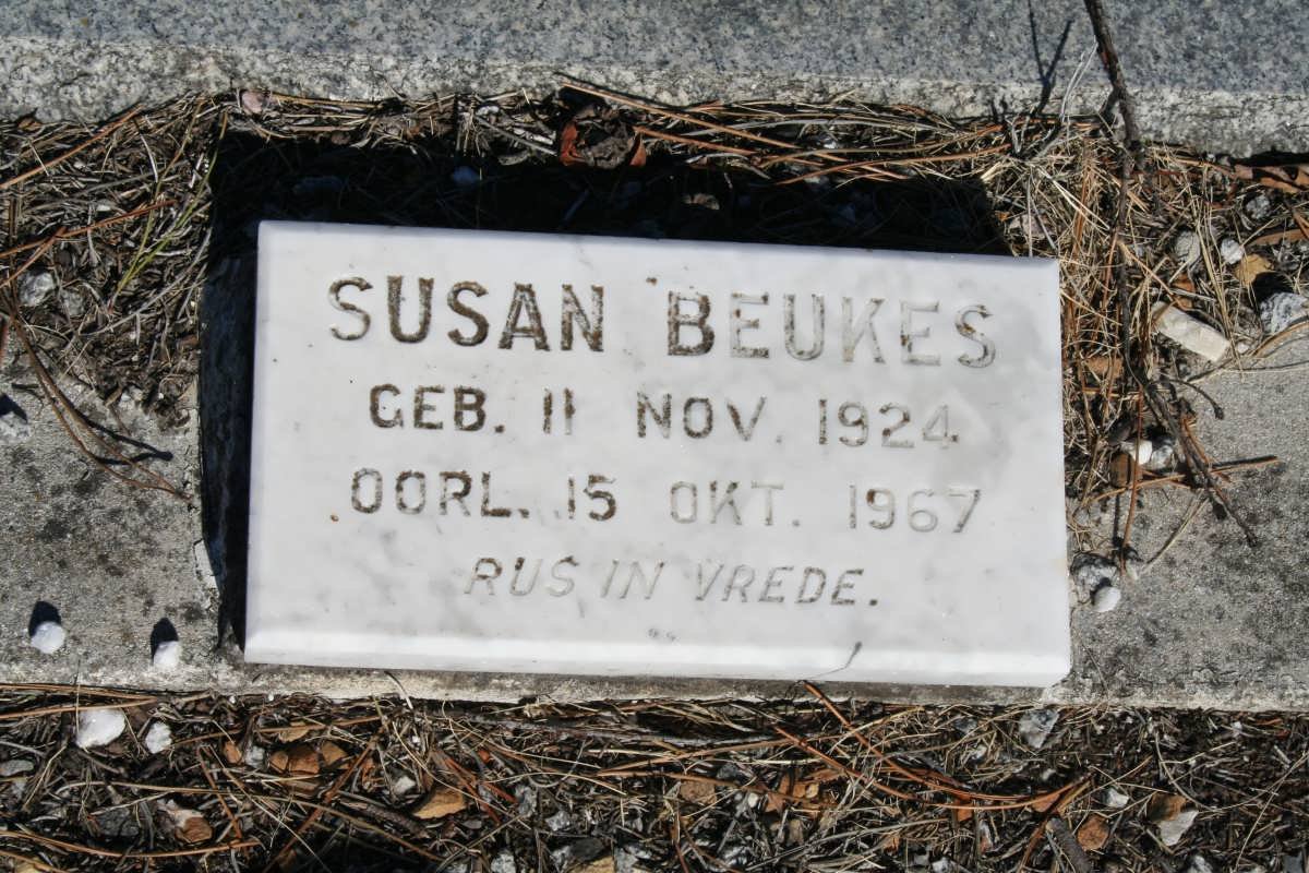 BEUKES Susan 1924-1967