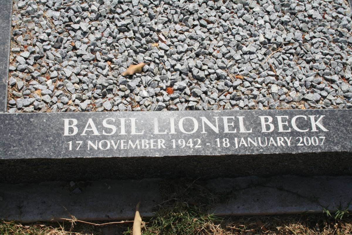 BECK Basil Lionel 1942-2007