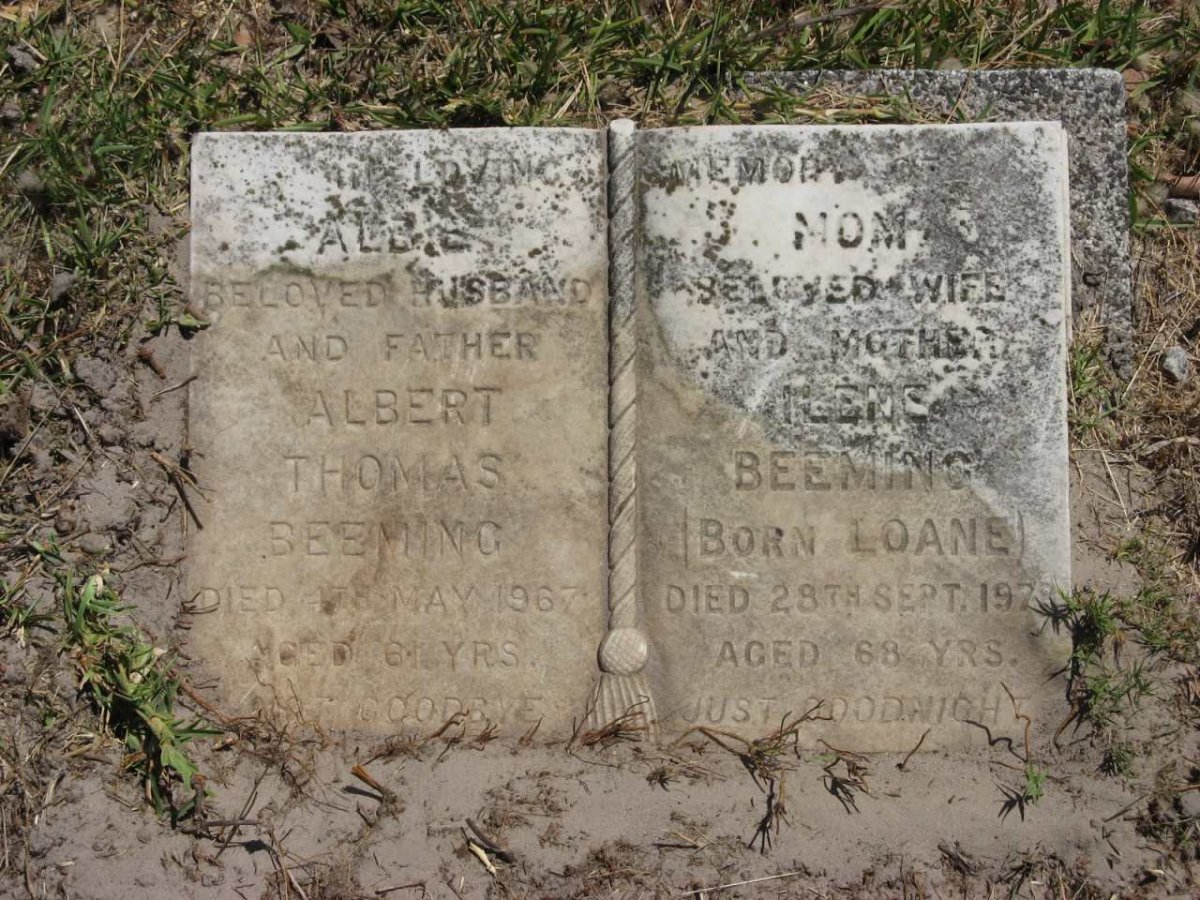 BEEMING Albert Thomas -1967 &amp; Ilene LOANE -1979