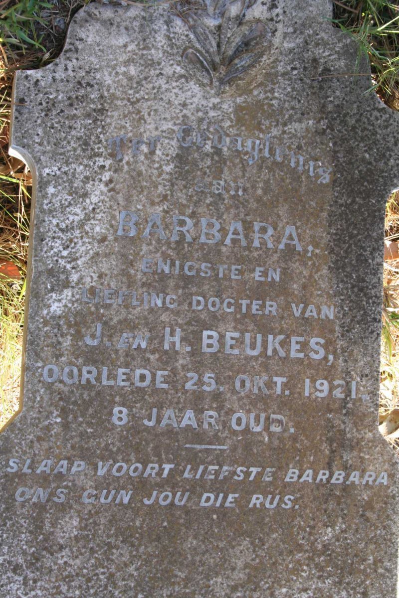 BEUKES Barbara -1921