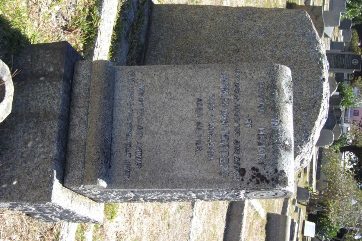 BERG John M., van den -1944