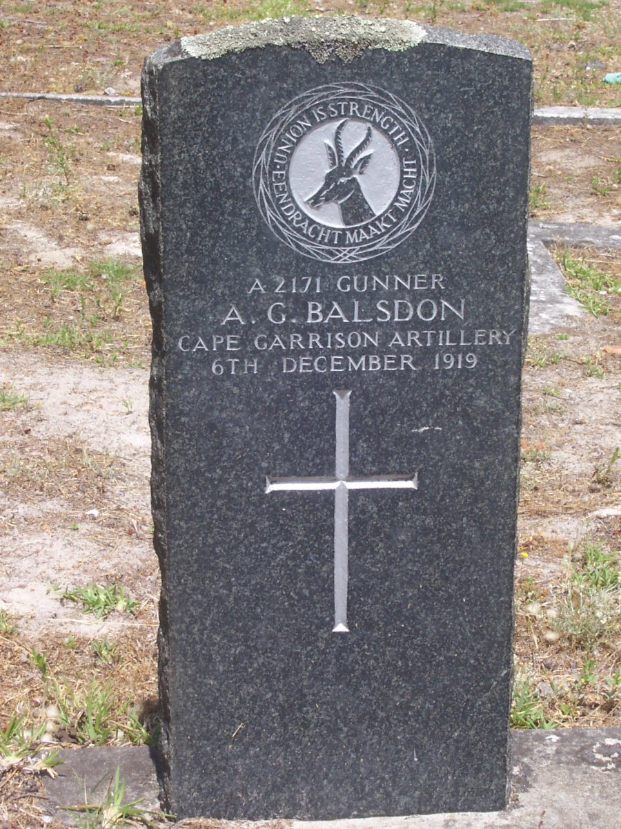 BALSDON A.G. -1919