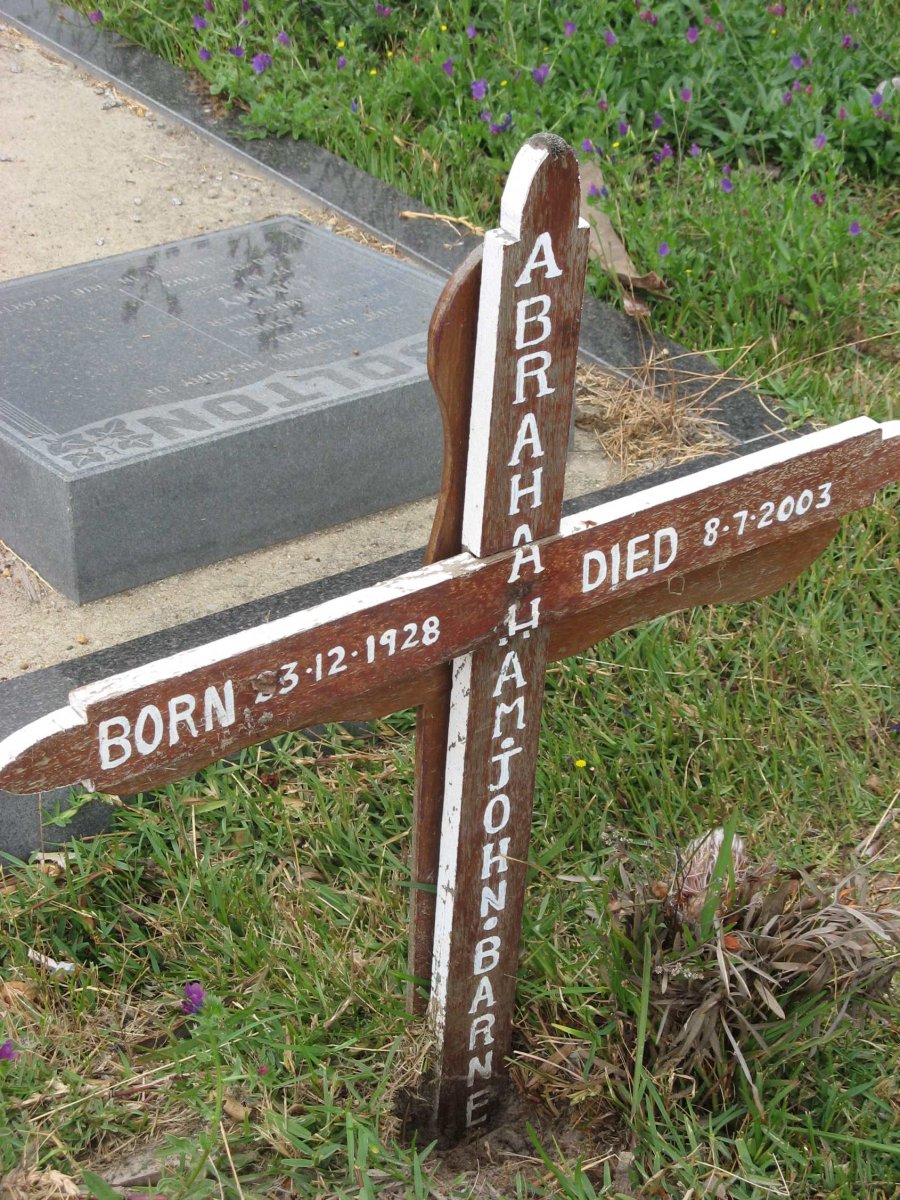 BARNES Abraham John 1928-2003
