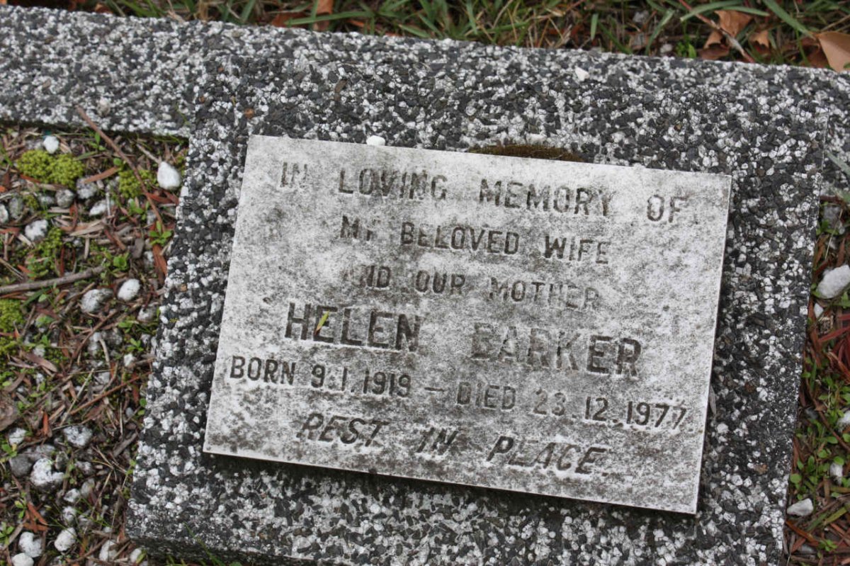 BARKER Helen 1919-1977