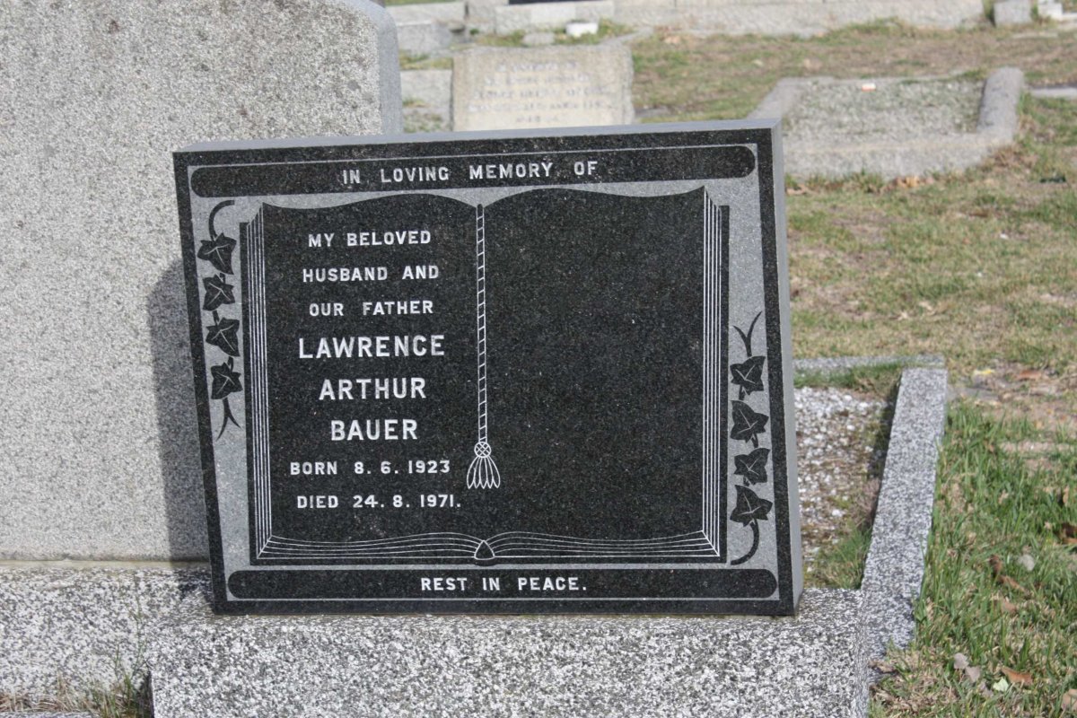 BAUER Lawrence Arthur 1923-1971