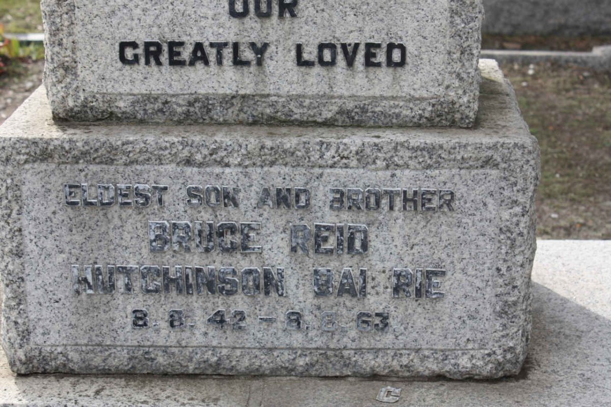 BAIGRIE Bruce Reid Hutchinson 1942-1963