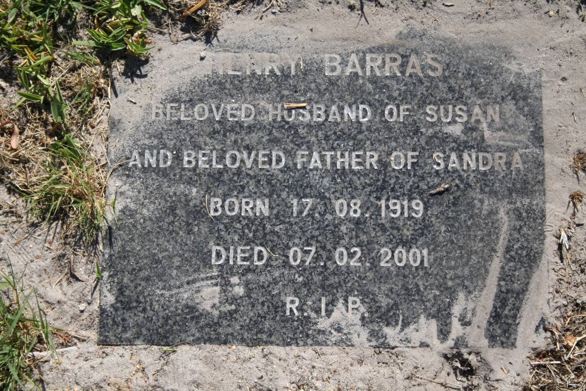 BARRAS Henry 1919-2001