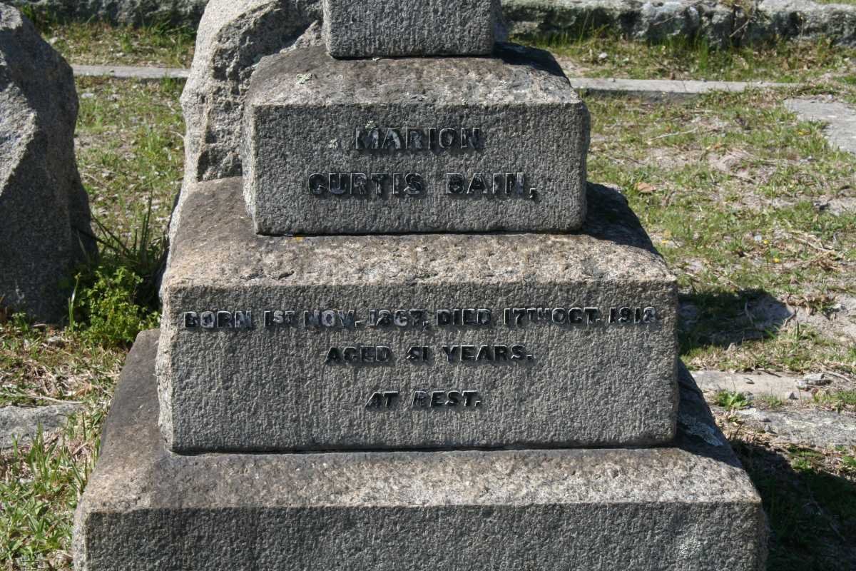 BAIN Marion Curtis 1867-1918
