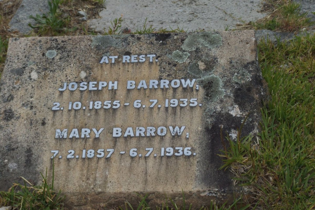 BARROW Joseph 1855-1935 &amp; Mary 1857-1936