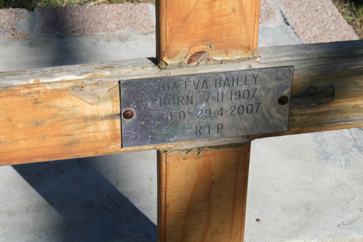 BAILEY Ida Eva 1907-2007