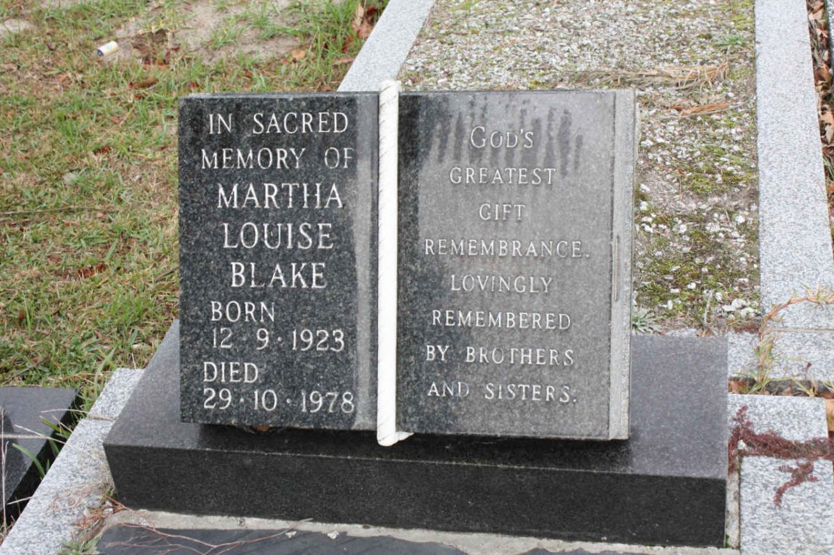 BLAKE Martha Louise 1923-1978