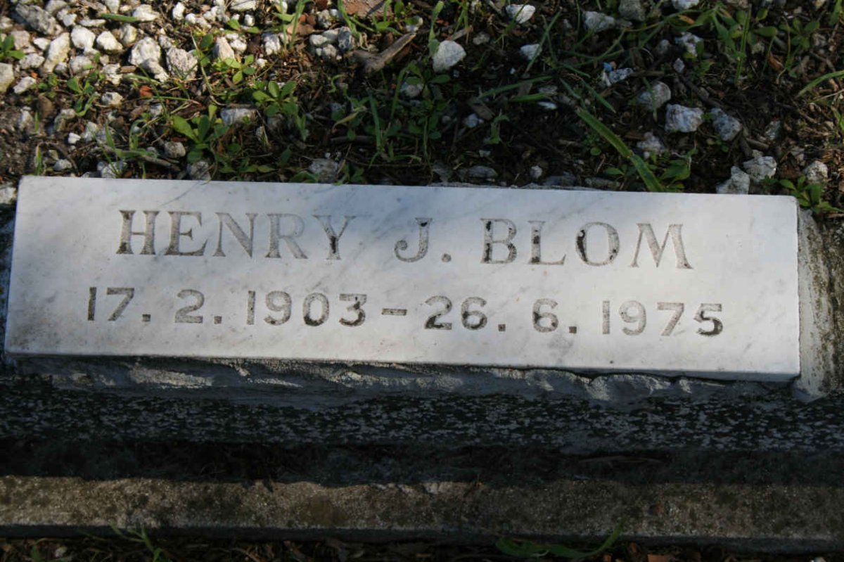 BLOM Henry J. 1903-1975