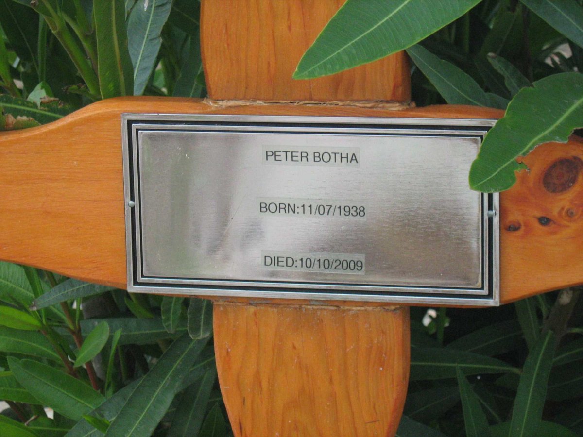BOTHA Peter 1938-2009