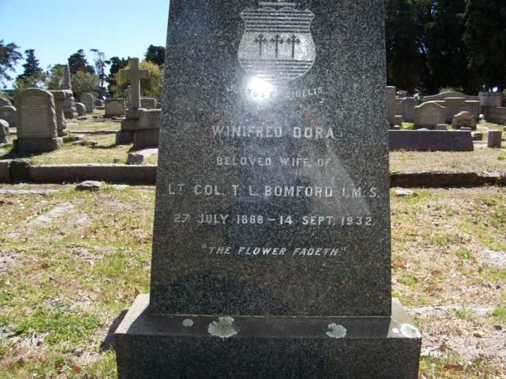BOMFORD Winifred Dora 1888-1932
