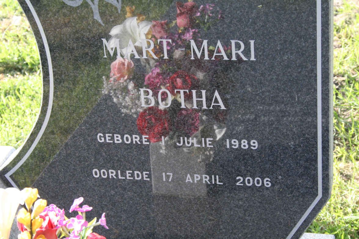 BOTHA Mart-Marie 1989-2006