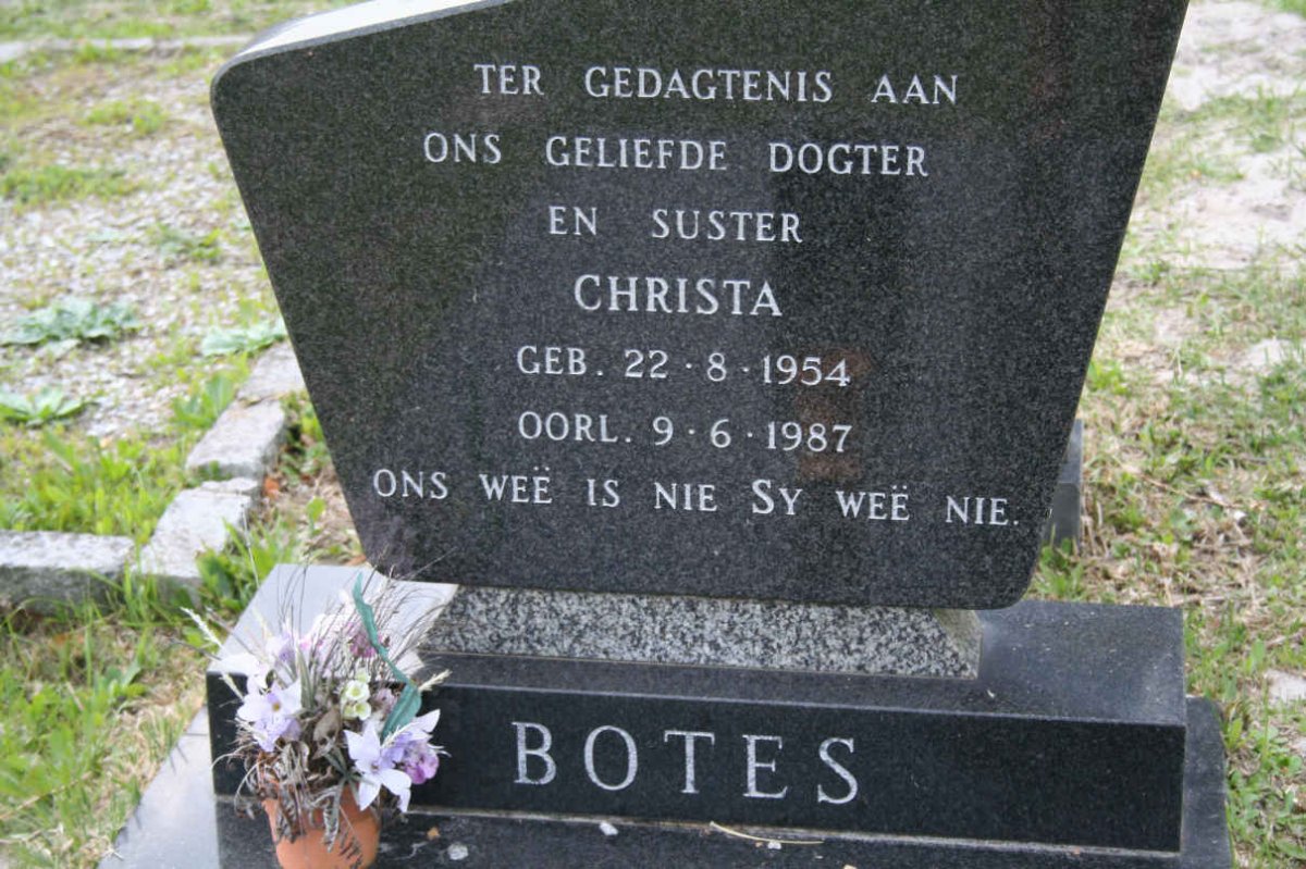 BOTES Christa 1954-1987
