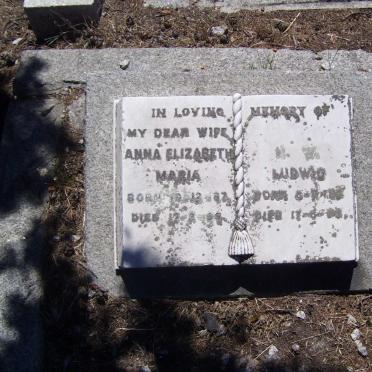 BOTHE N.W. Ludwig 1888-1963 &amp;  Anna Elizabeth Maria 1887-1956
