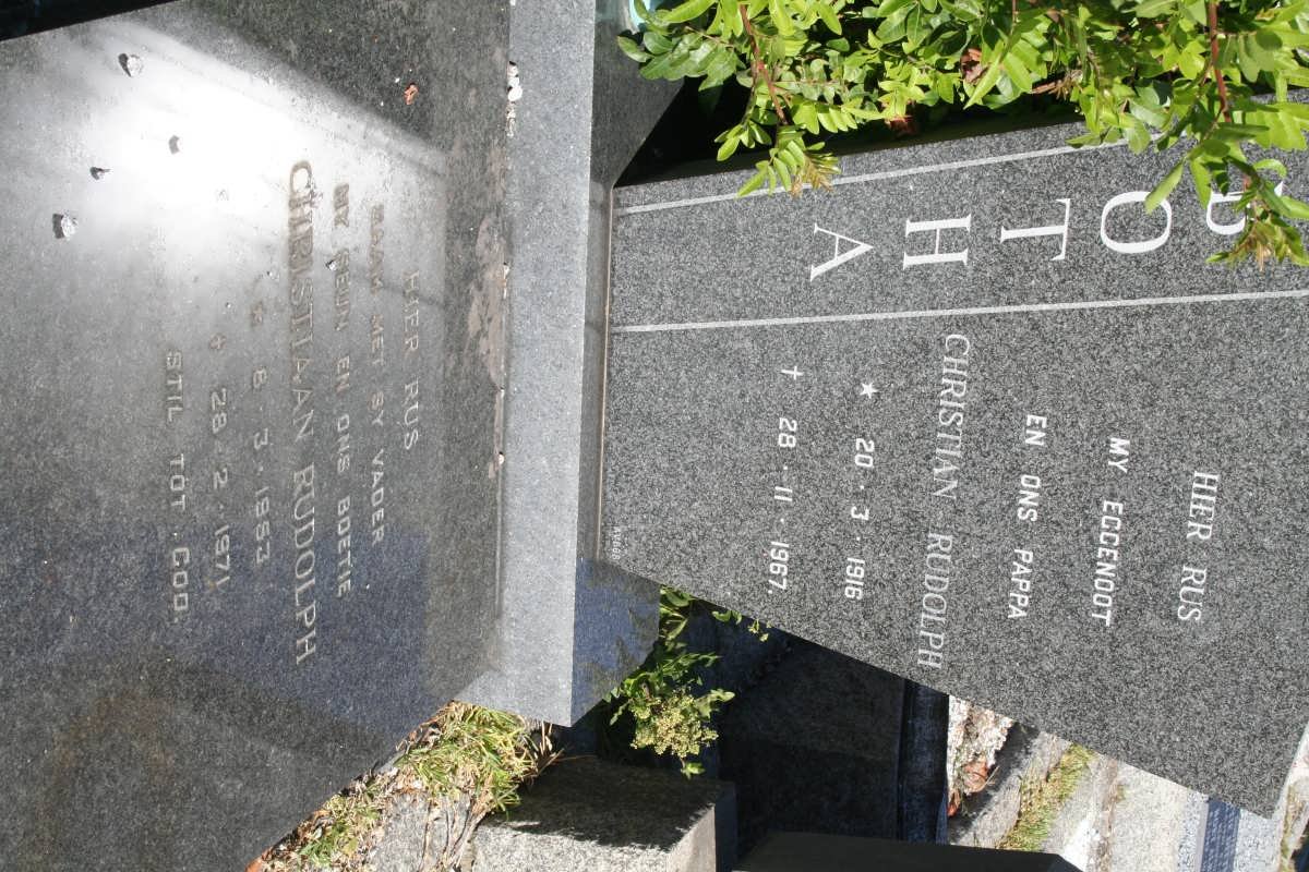 BOTHA Christian Rudolph 1916-1967 :: BOTHA Christiaan Rudolph 1953-1971