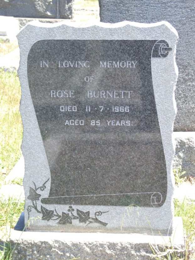 BURNETT Rose -1966