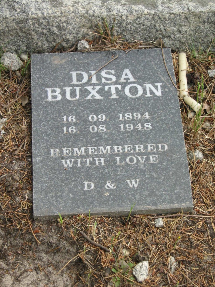 BUXTON Disa 1894-1948