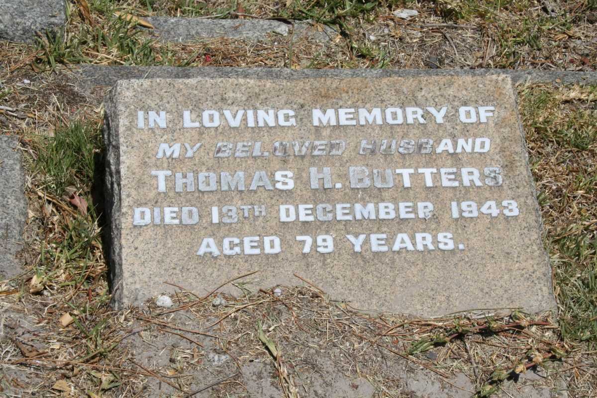 BUTTERS Thomas H. -1943