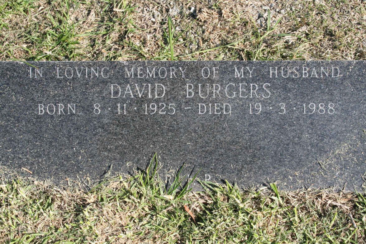BURGERS David 1925-1988