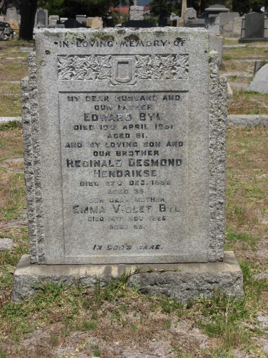 BYL Edward -1951 &amp; Emma Violet -1965 :: HENDRIKSE Reginald Desmond -1952