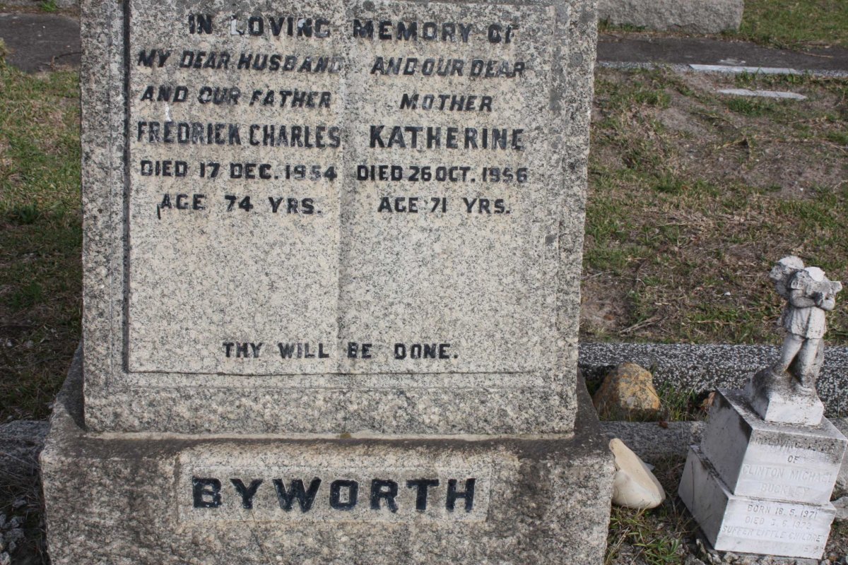 BYWORTH Frederick Charles -1954 &amp; Katherine -1956