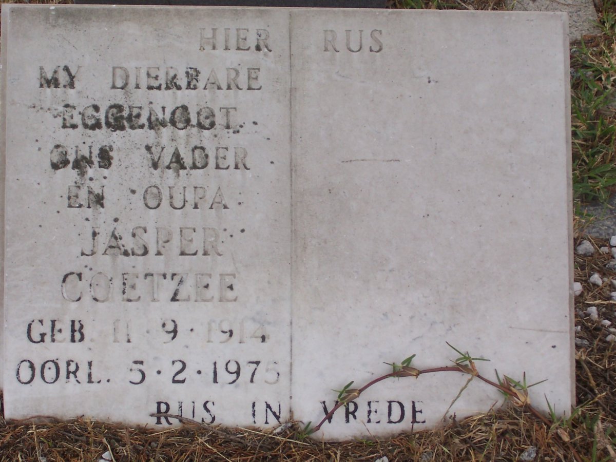 COETZEE Jasper 1914-1975