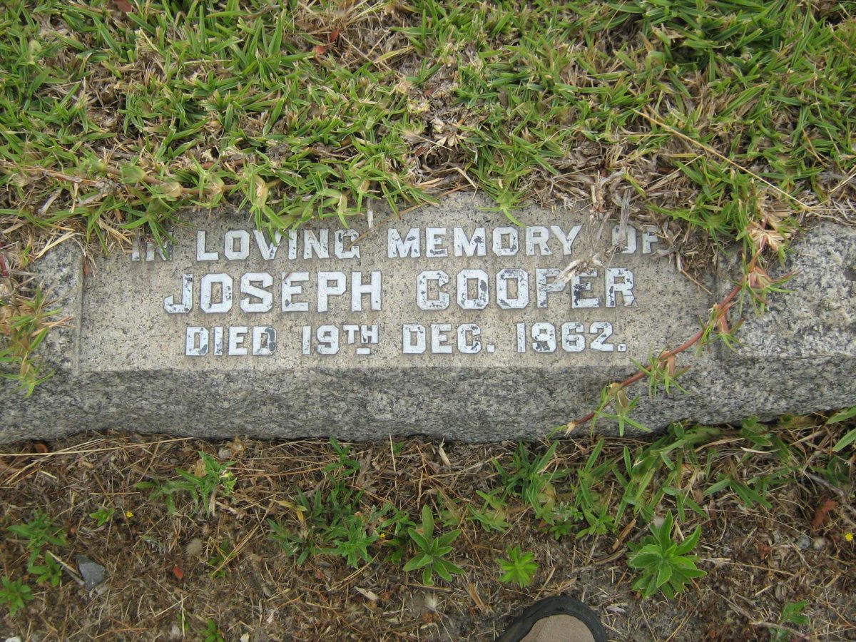 COOPER Joseph -1962