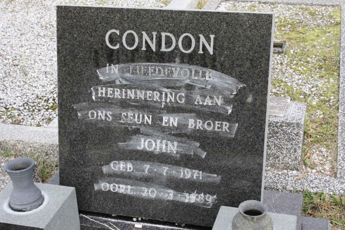 CONDON John 1971-1989