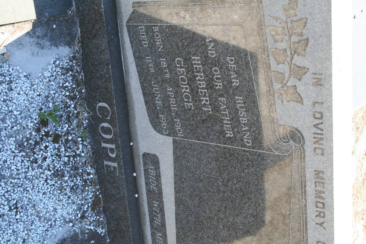 COPE Herbert George 1901-1963
