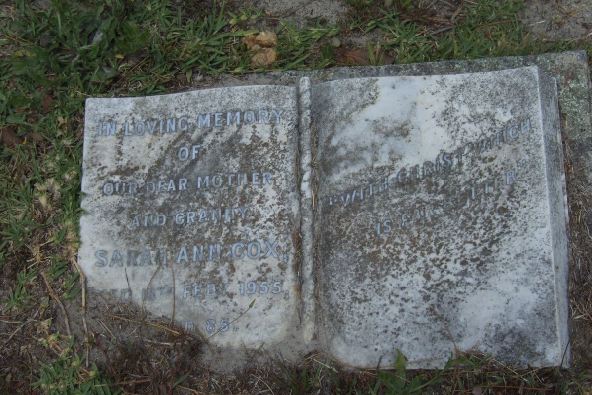 COX Sarah Ann -1955