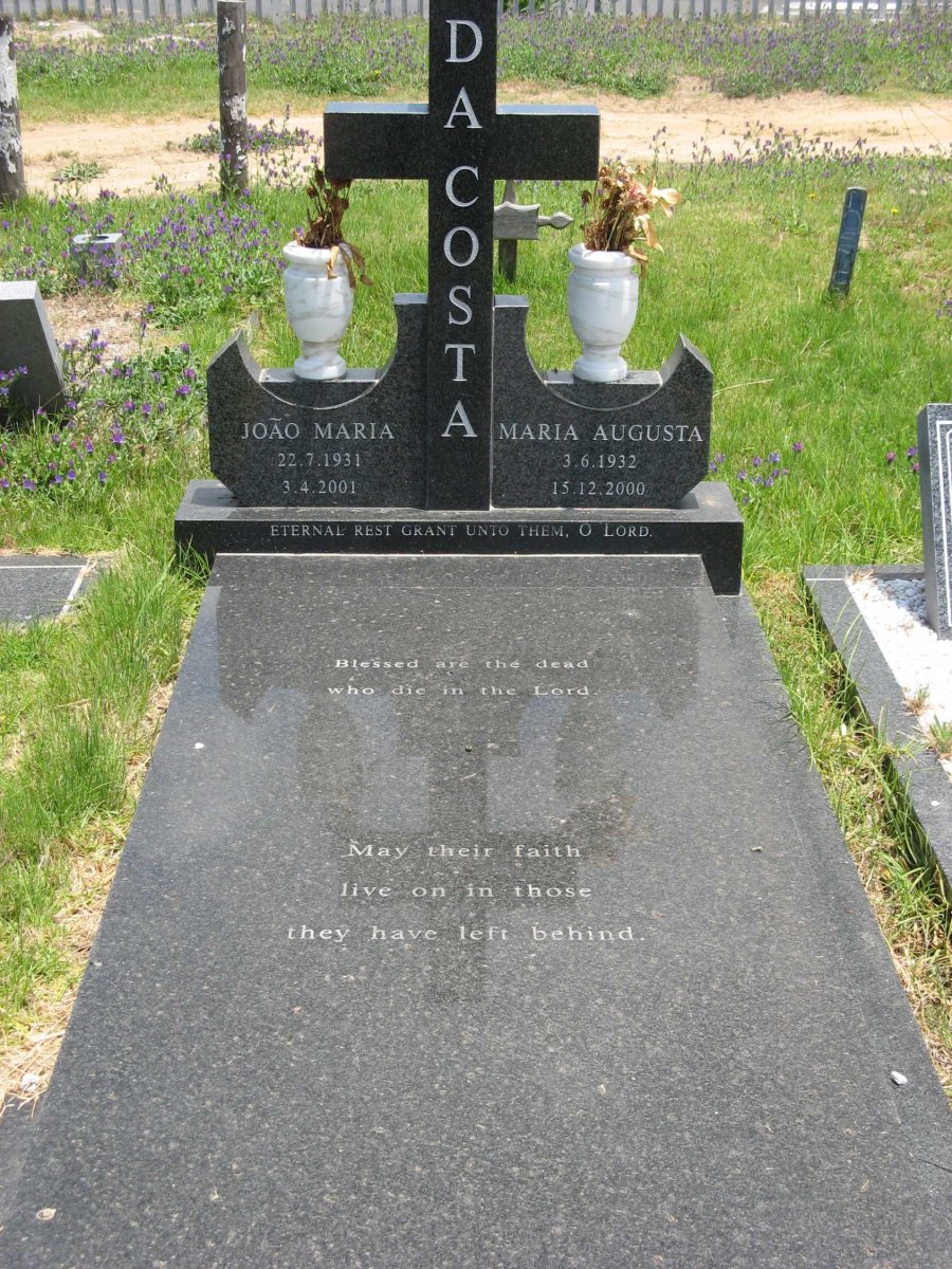 COSTA João Maria, da 1931-2001 &amp; Maria Augusta 1932-2000