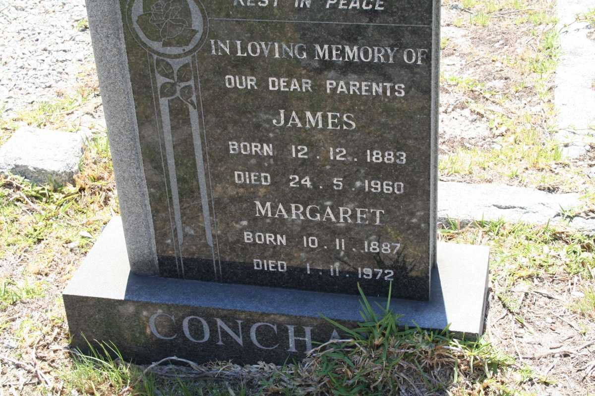 CONCHAR James 1883-1960 &amp; Margaret 1887-1972
