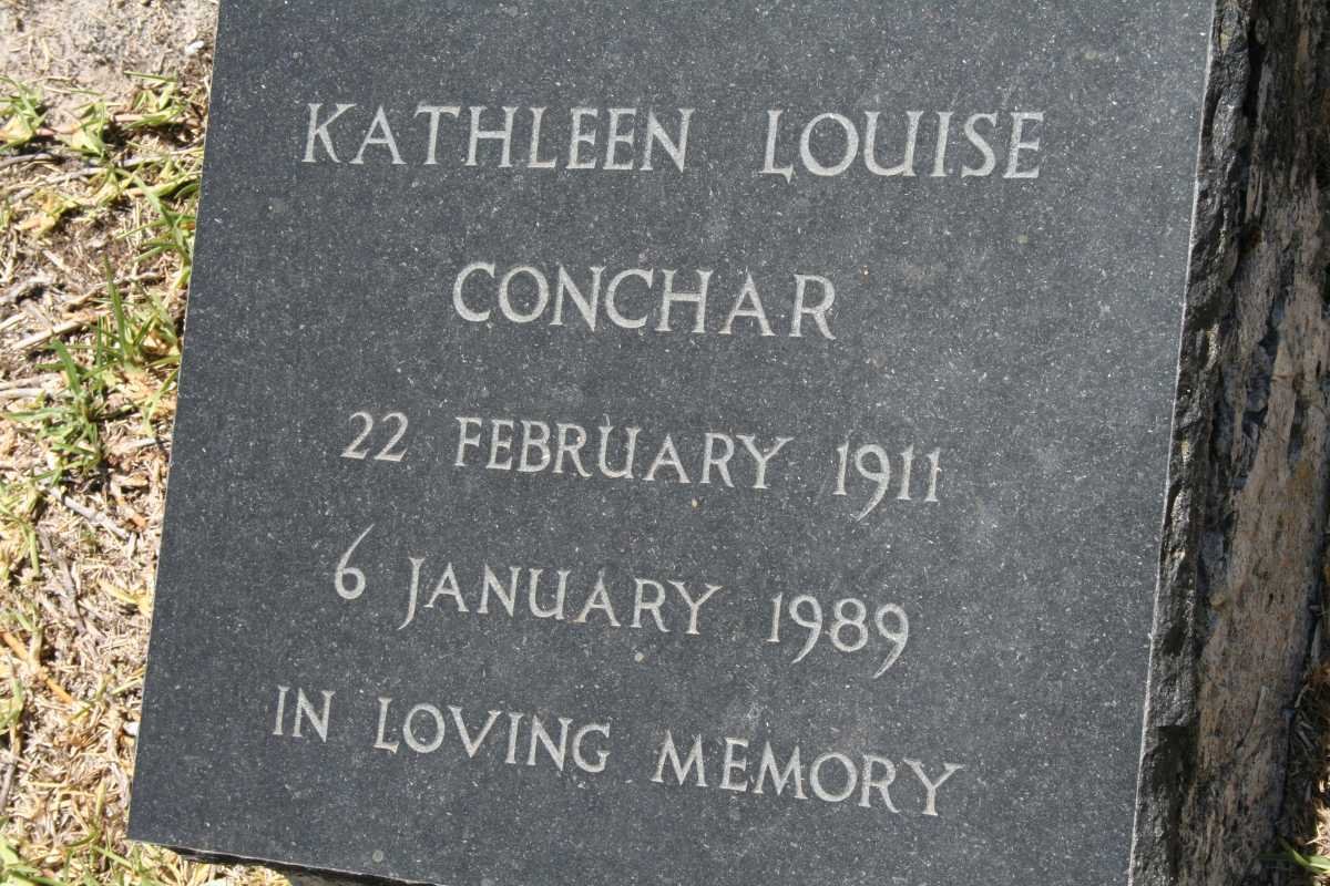 CONCHAR Kathleen Louise 1911-1989