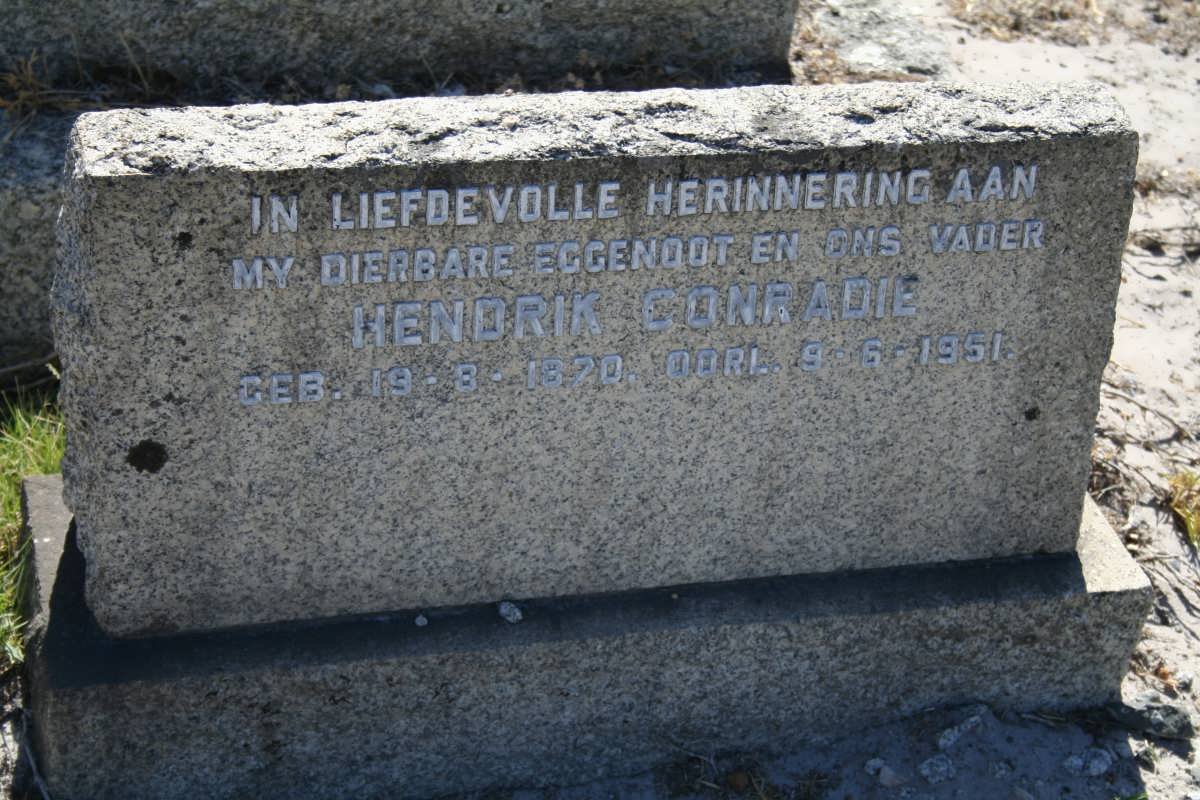 CONRADIE Hendrik 1870-1951