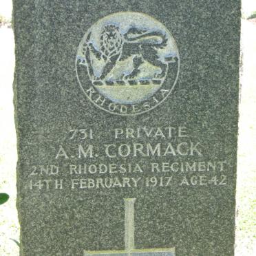 CORMACK A.M. -1917