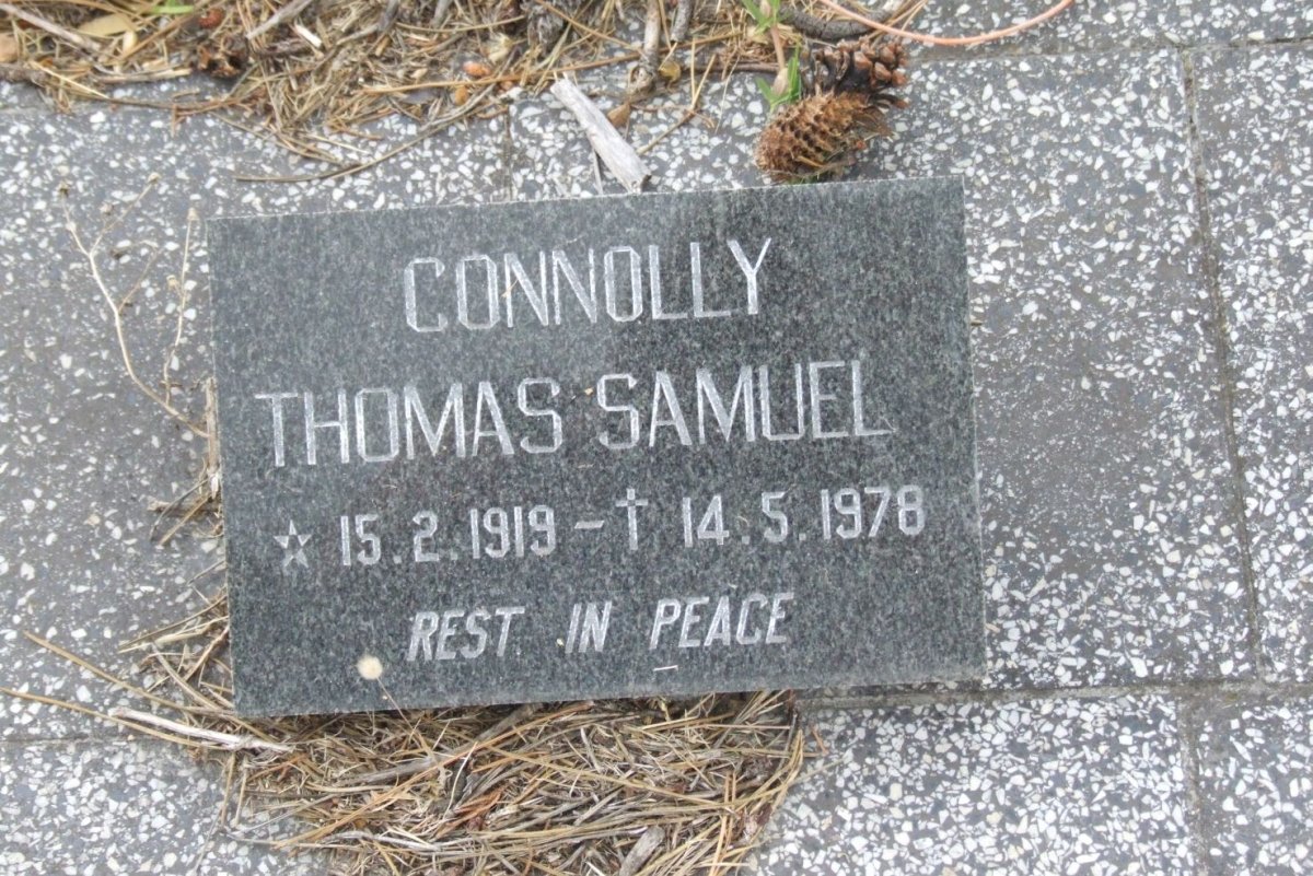 CONNOLLY Henry Islington -1956 &amp; Annie Wilhemina -1964 :: CONNOLLY Henry Arthur 1907-1933 :: CONNOLLY Owen Thomas -1973