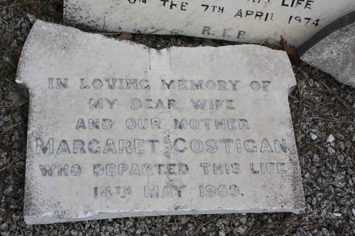 COSTIGAN Daniel Joseph -1974 &amp; Margaret -1959