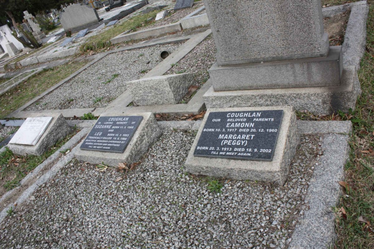 COUGHLAN Eamonn 1917-1960 &amp; Margaret 1913-2002 :: COUGHLAN Leo 1953-1966 :: COUGHLAN Susanne 1949-1966