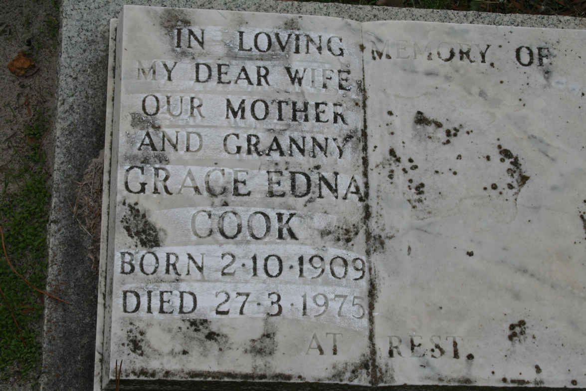 COOK Grace Edna 1909-1975