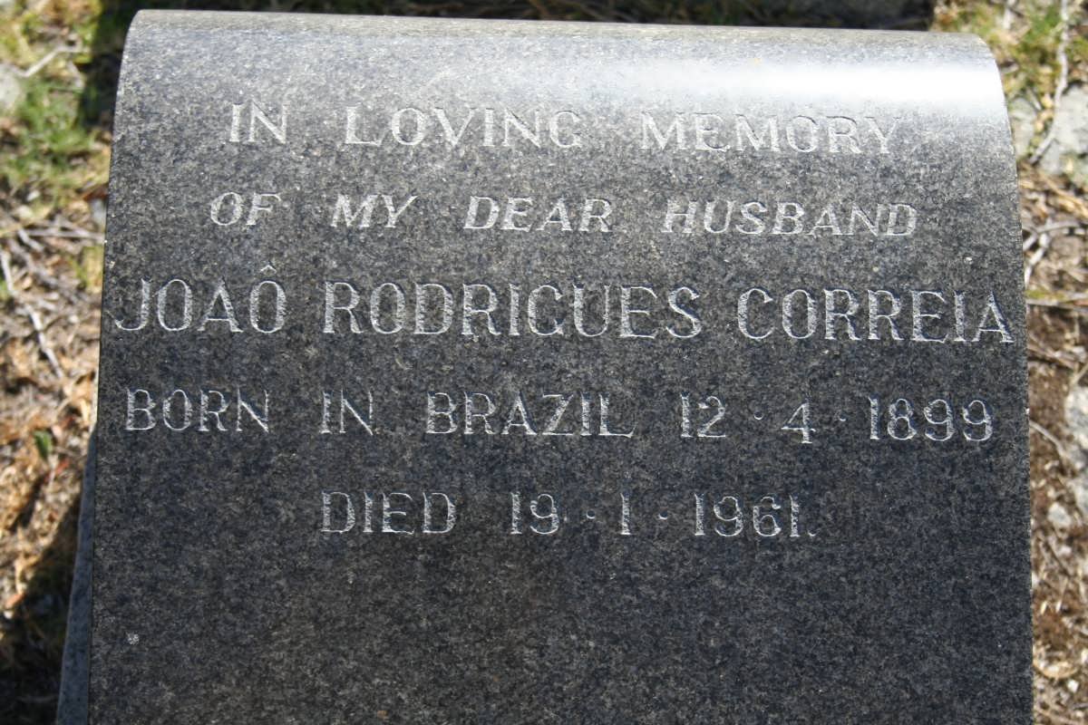 CORREIA Joaô Rodrigues 1899-1961