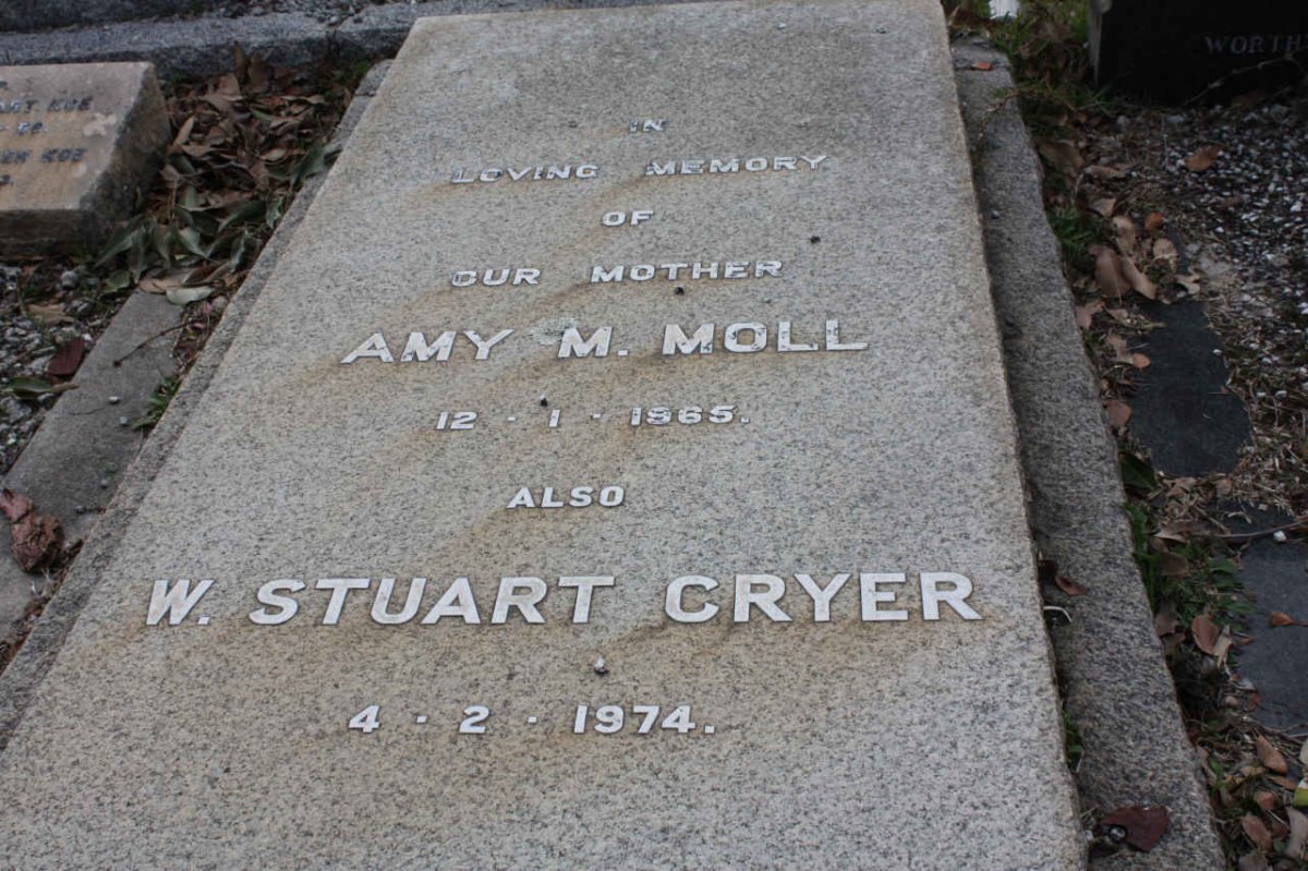 CRYER W. Stuart -1974 :: MOLL Amy M.  -1965