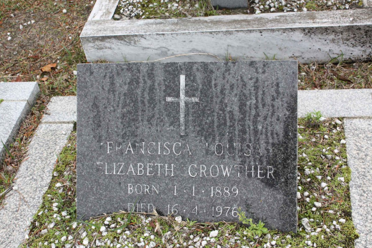 CROWTHER Francisca Louisa Elizabeth 1889-1976
