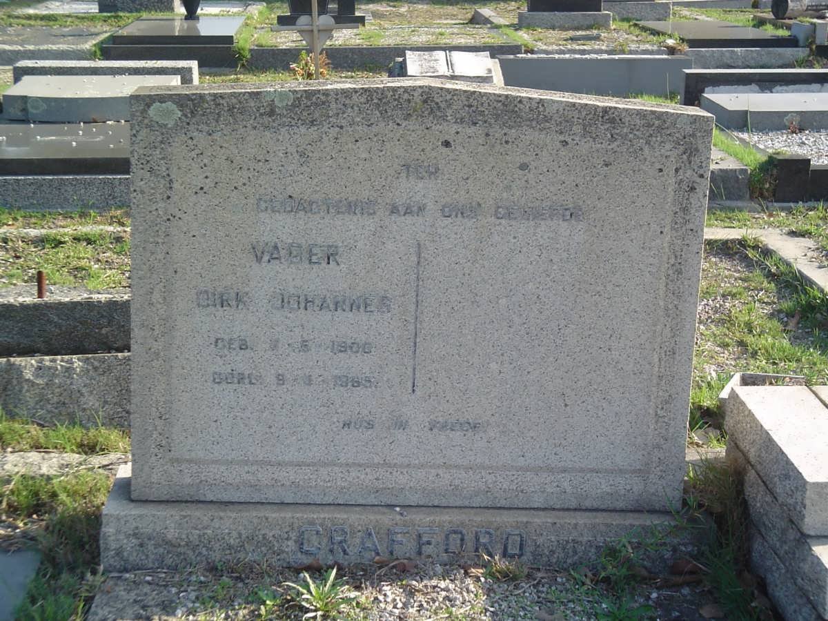 CRAFFORD Dirk Johannes 1906-1965